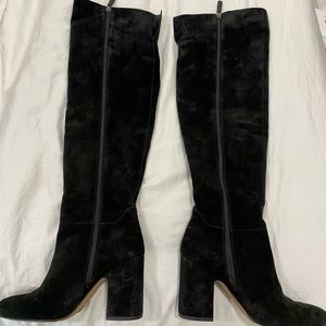 Franco sarto laurel knee high suede boots. 6.5